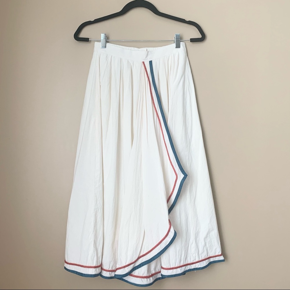 Vintage | Faux wrap midi skirt